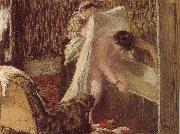 Edgar Degas woman after bath china oil painting reproduction